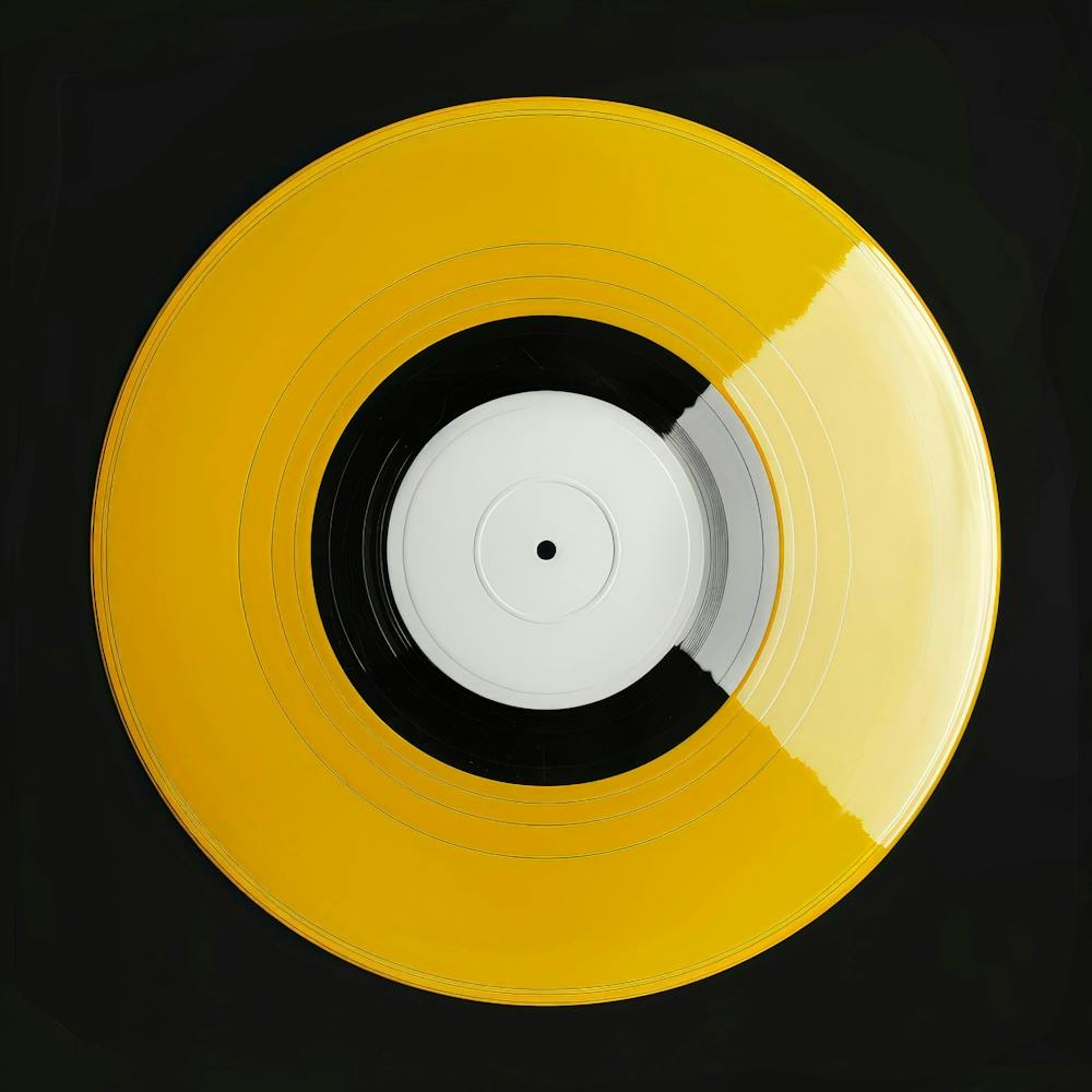 Yellow Vinyl Record 1