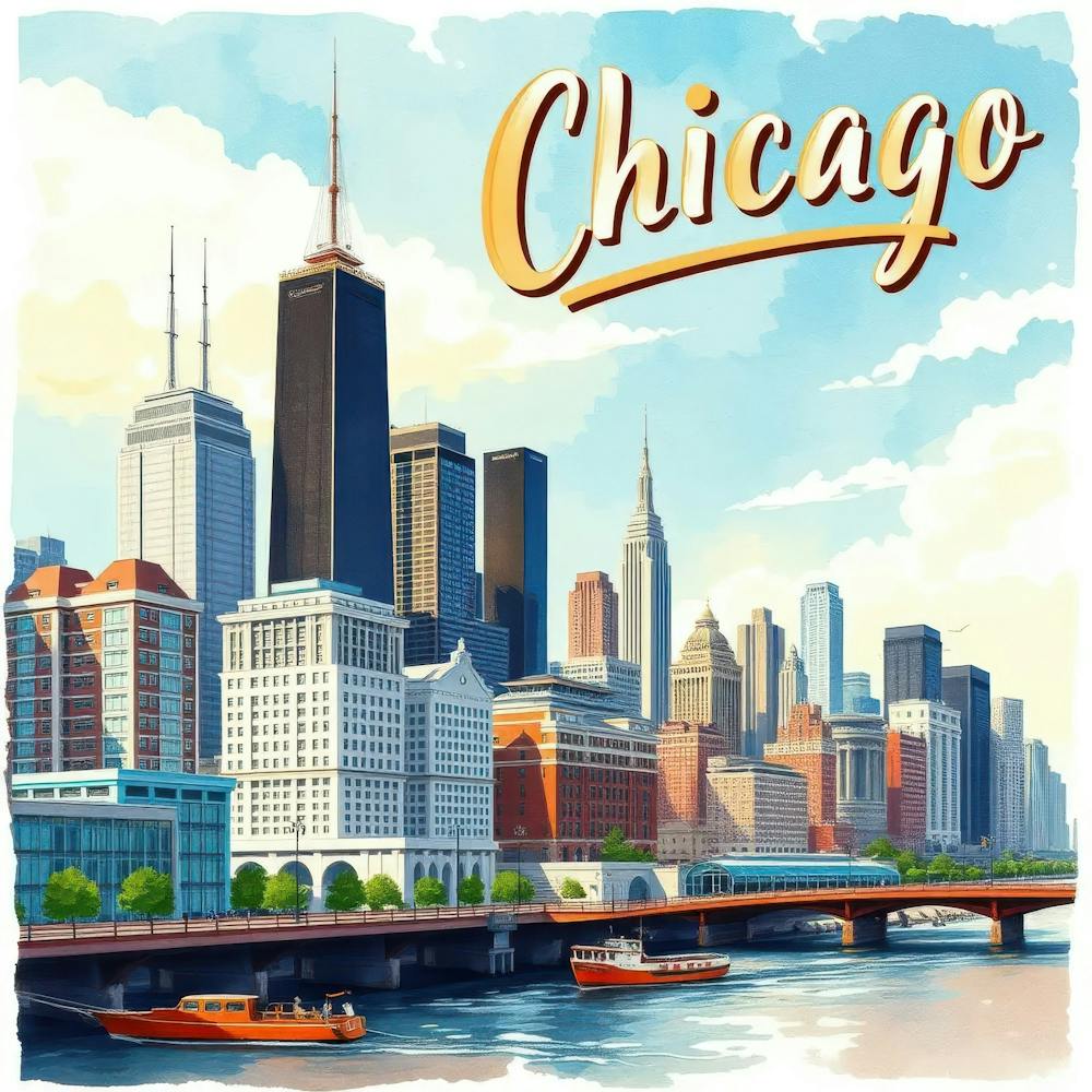 Chicago Skyline 4