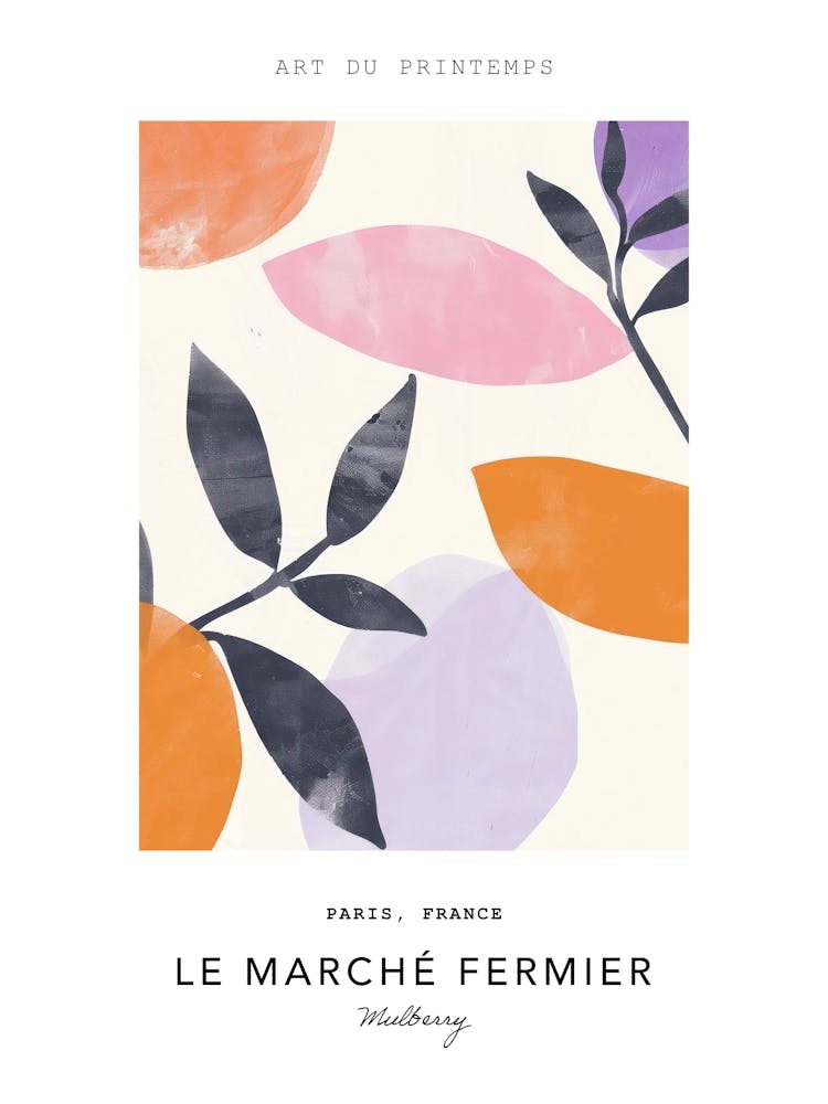 Mulberry Le Marche Fermier Poster 1