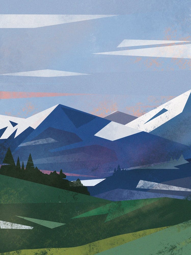 Abstract Alpine VI