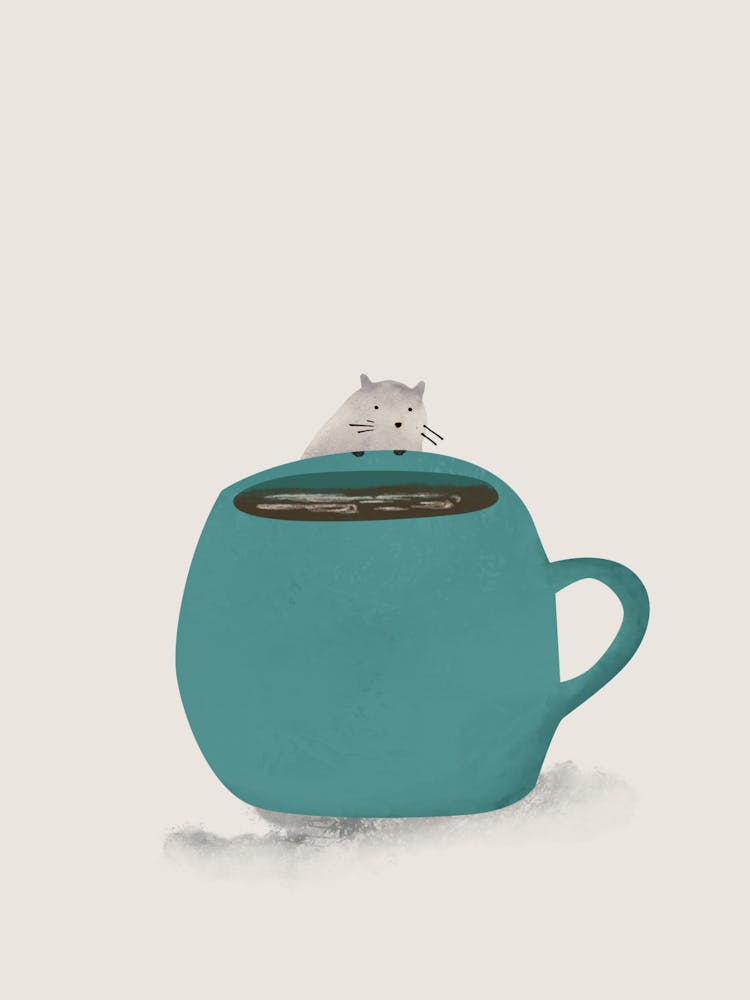 Cat In A Cup