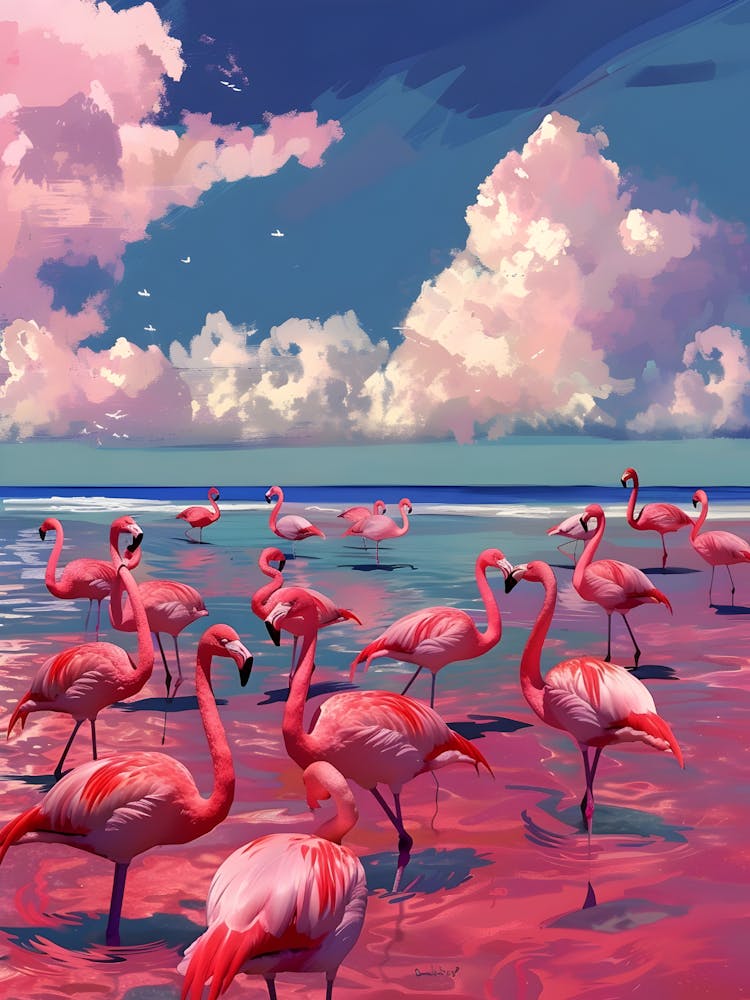 Pink Flamingos 1