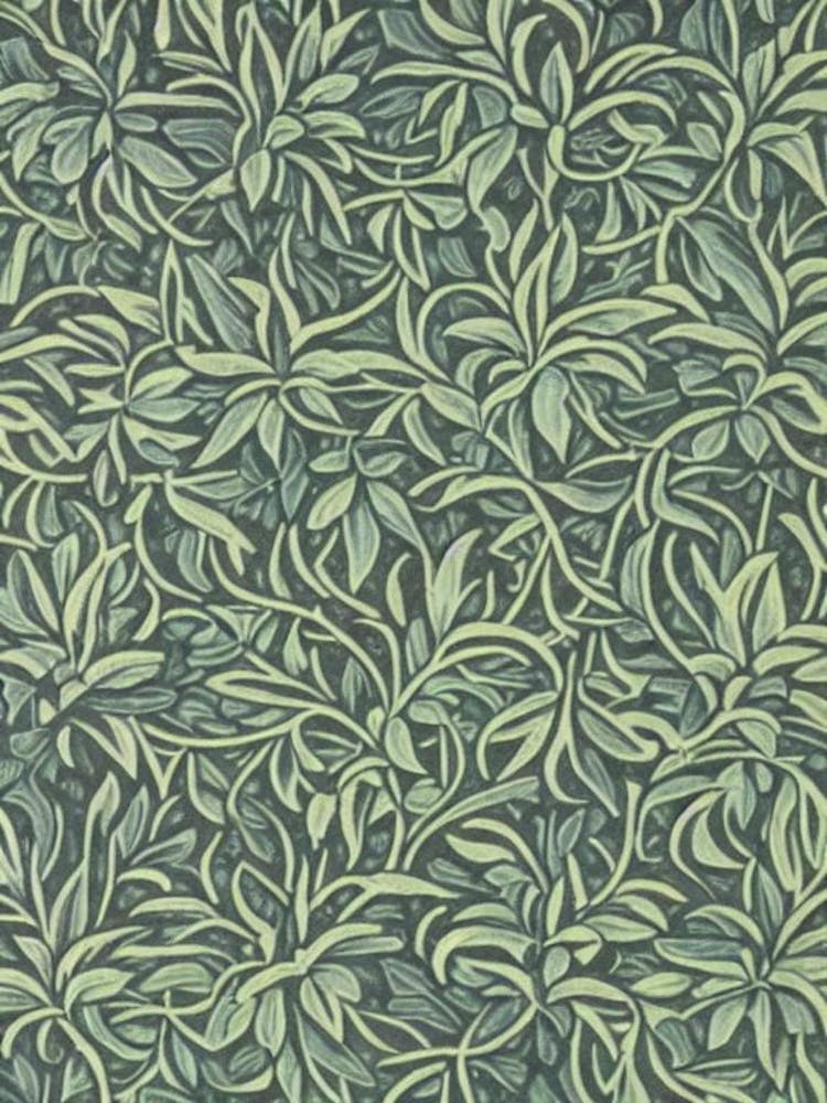 Black Walnut tree Vintage Botanical