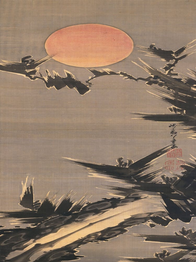 New Year S Sun (1800), Itō Jakuchū
