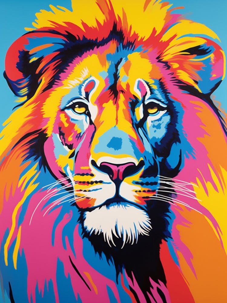 Lion Pop Art 2
