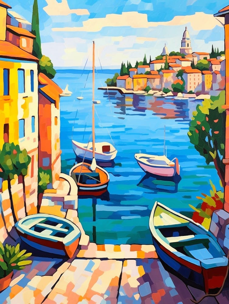 Rovinj Croatia 3 Fauvist Painting