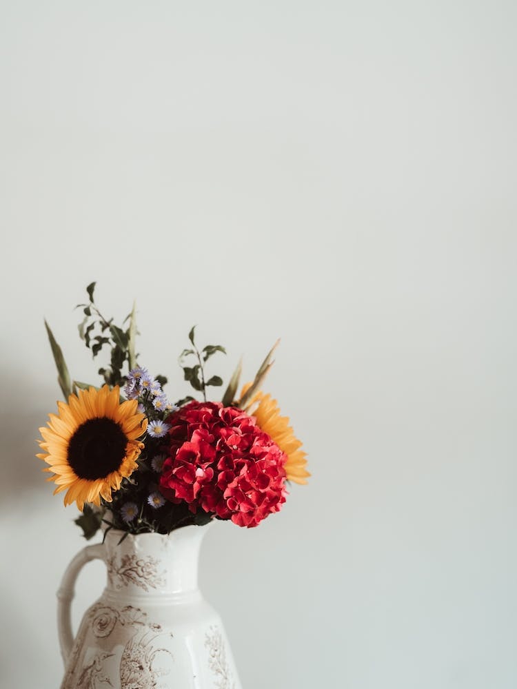 Tournesols Dans un Vase