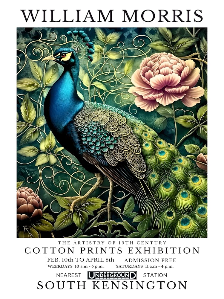 William Morris Cotton Prints Exhibition 76
