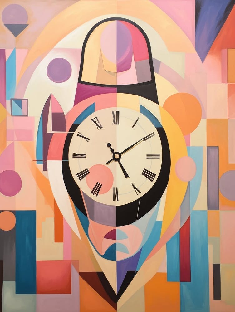 Time Abstract Geometric Illustration 16