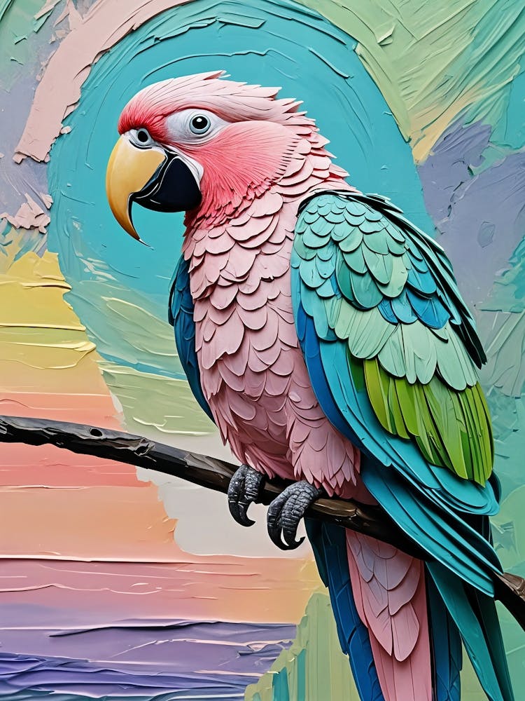 Bright Colourful Parrot no1