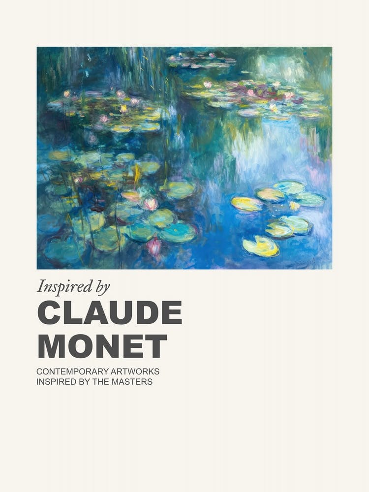 Museum Poster Inspired By Claude Monet 4