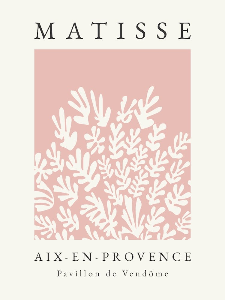 Minimalist Matisse Print Pink 2