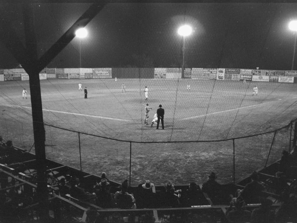 Night Baseball, Marshall, Texas By Russell Lee