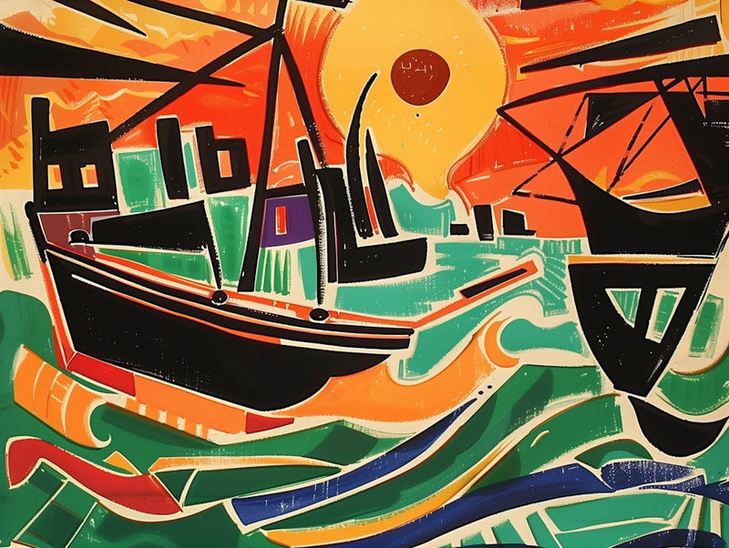 Boats In The Harbor