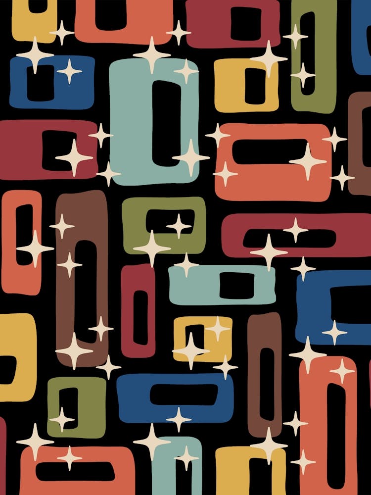 Mid Century Modern Abstraction 1