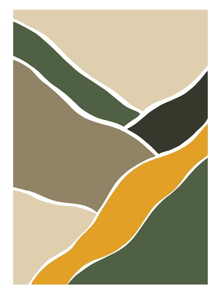 Wild Collection Rocky Roads Abstract