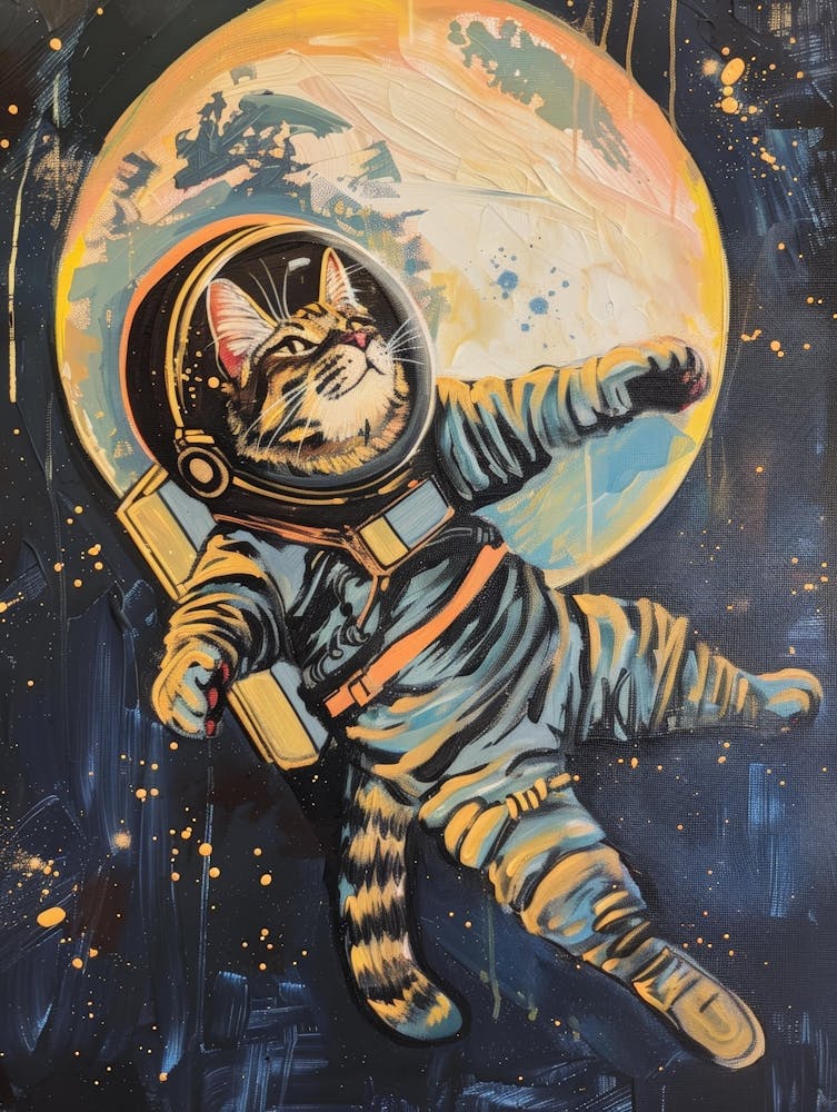 Cat On The Moon 4
