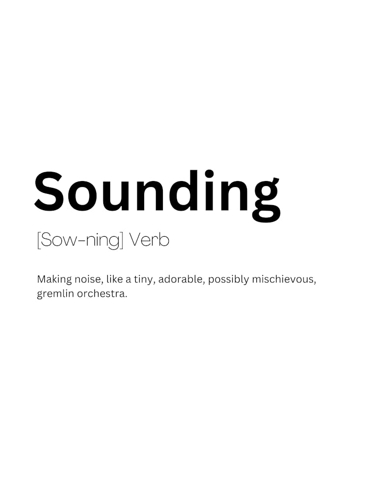 Sounding Definition Meaning