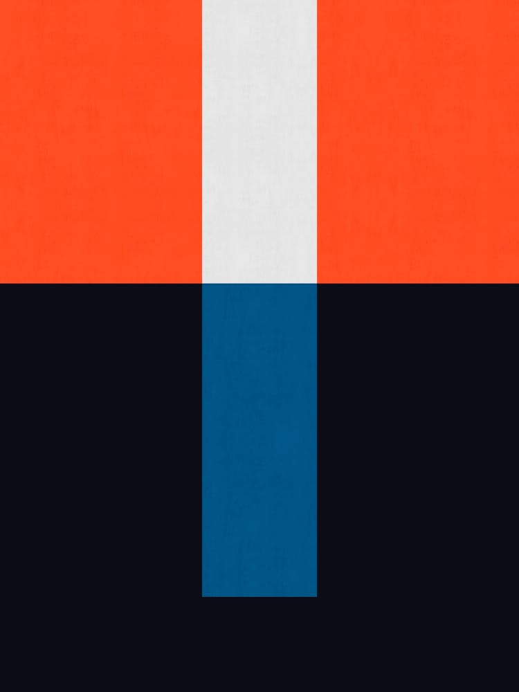 Blue and red shapes 4