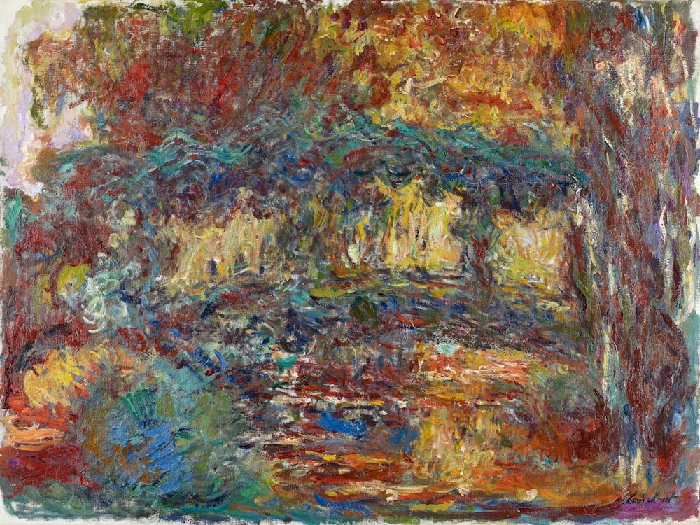 The Japanese Footbridge (1920–1922), Claude Monet
