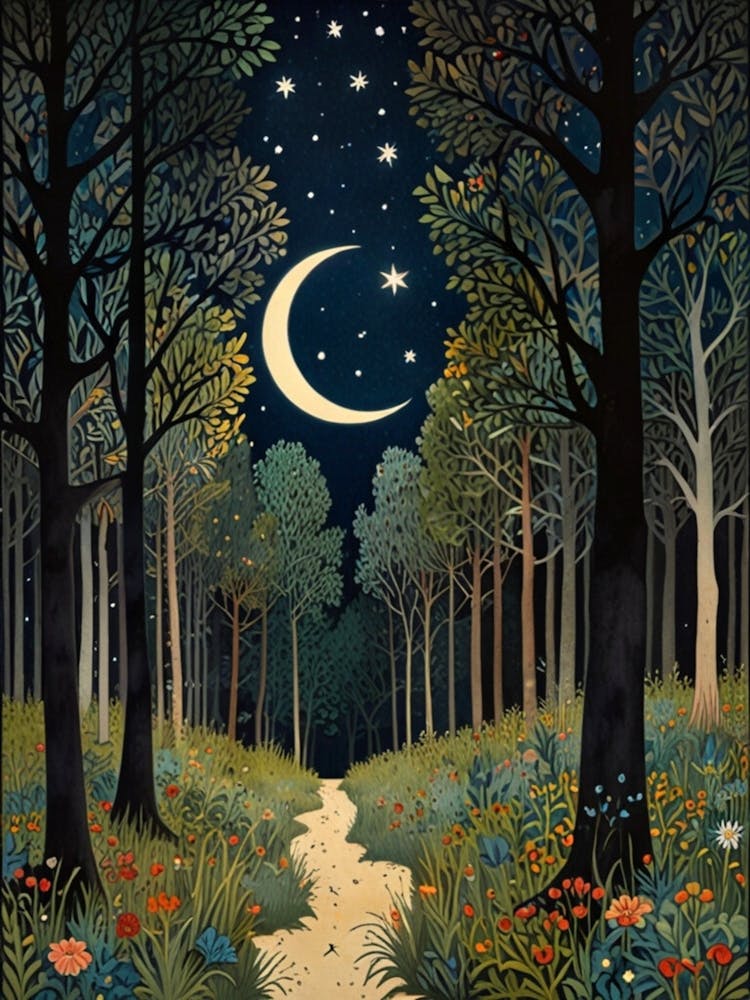 William Morris Night In The Woods 26