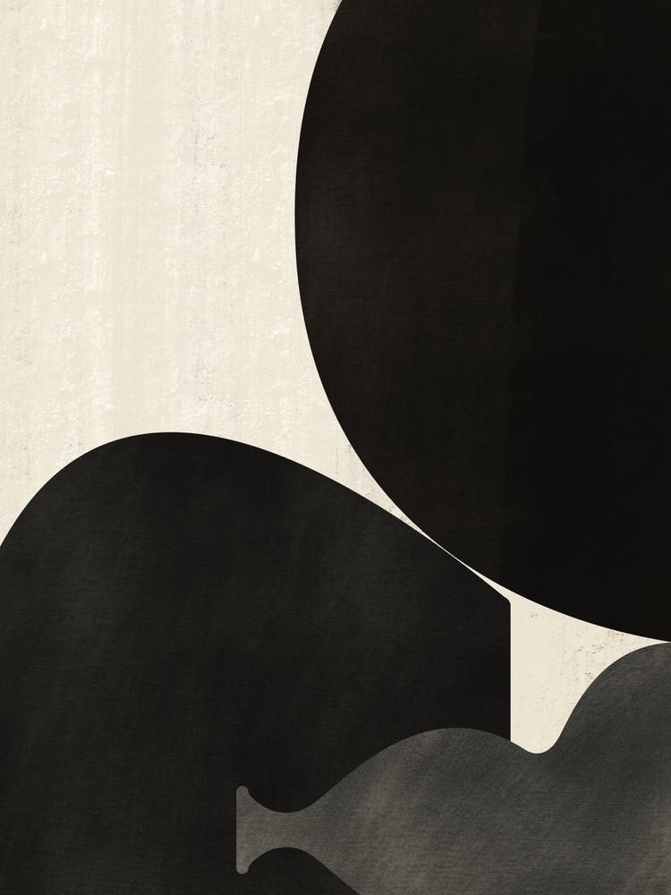 Black Abstract With Texture