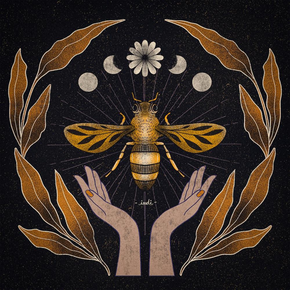 Save The Bees Square