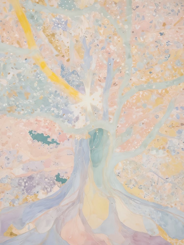 Light Burst Through The Tree