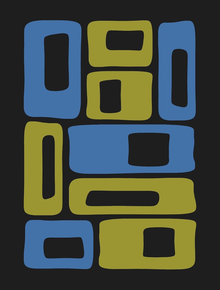 Mid Century Modern Abstract 4