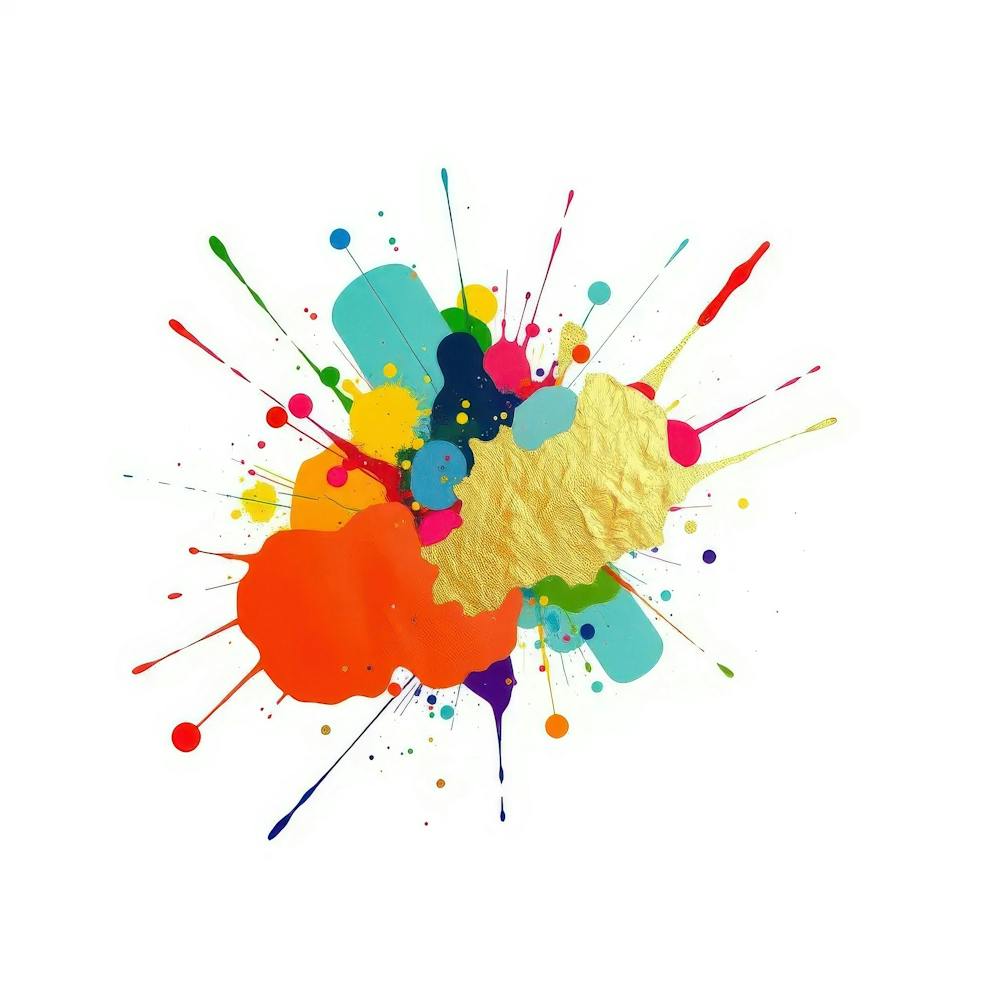 Colorful Paint Splatters