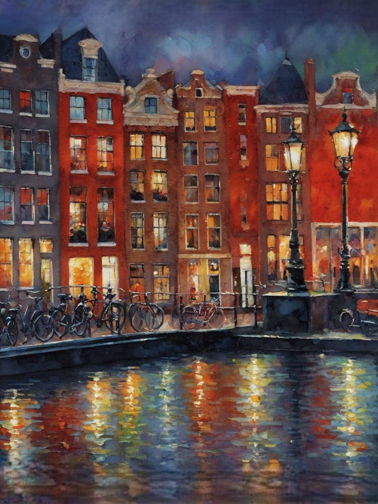 Amsterdam At Night 1