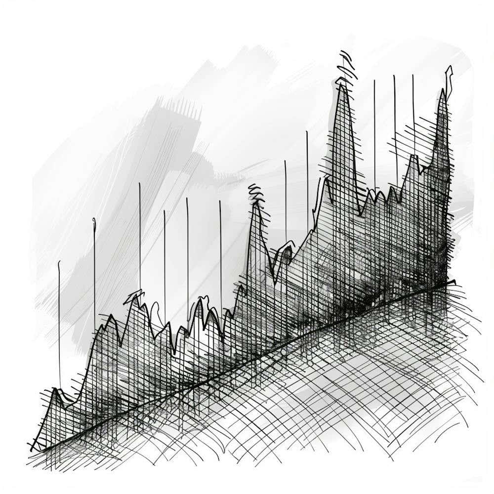 Graph — Stock Photo