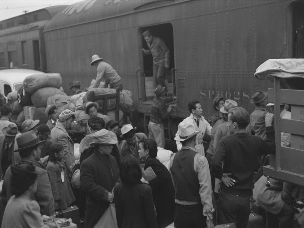 Los Angeles, California, The Evacuation Of The Japanese Americans From West Coast Areas Under U 1