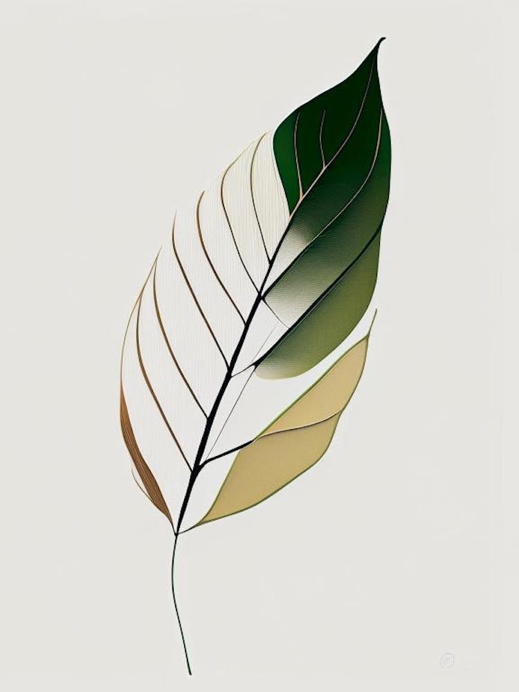 Olive Leaf Abstract 3