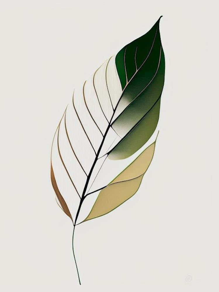 Olive Leaf Abstract 3