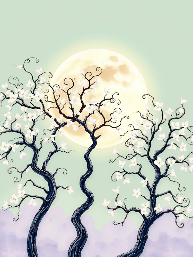 Moonlight Trees 1