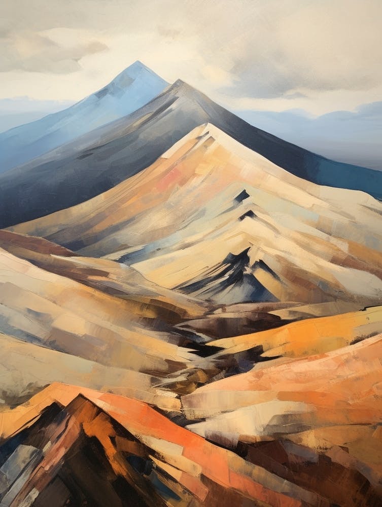 Ben Lawers Scotland Mountain Painting