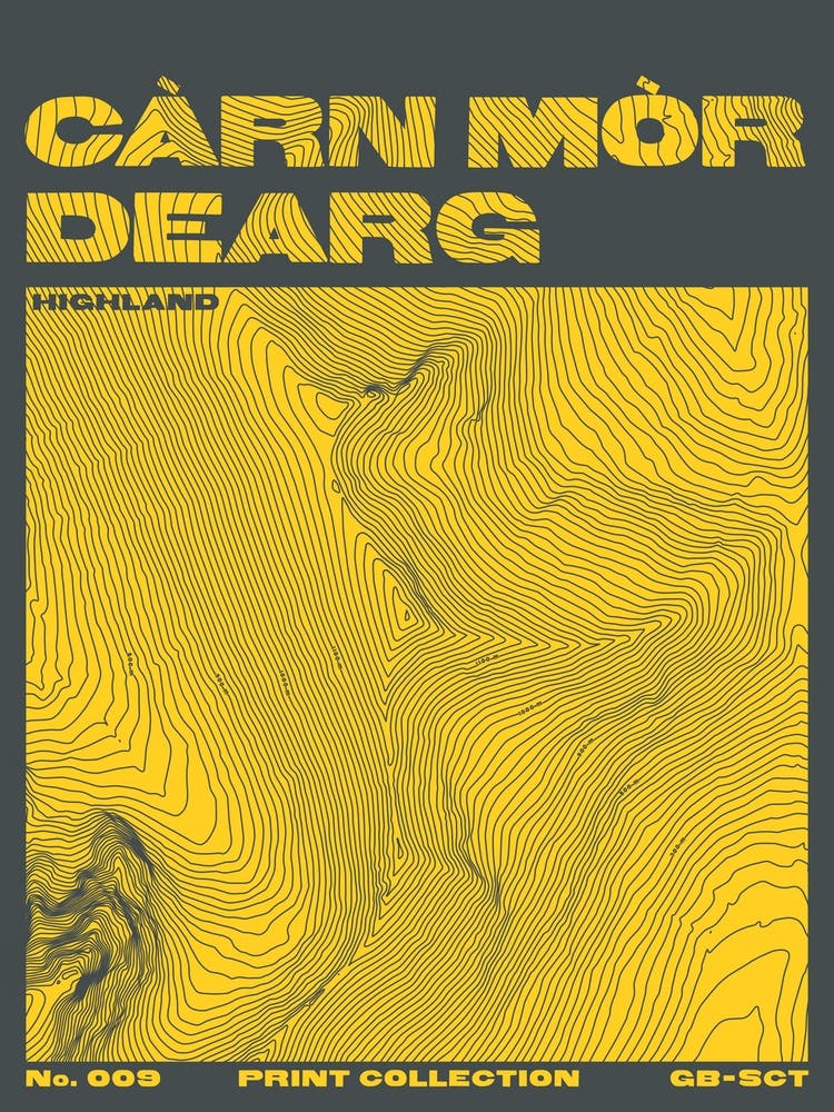 Càrn Mòr Dearg - Scottish Munro Mountain