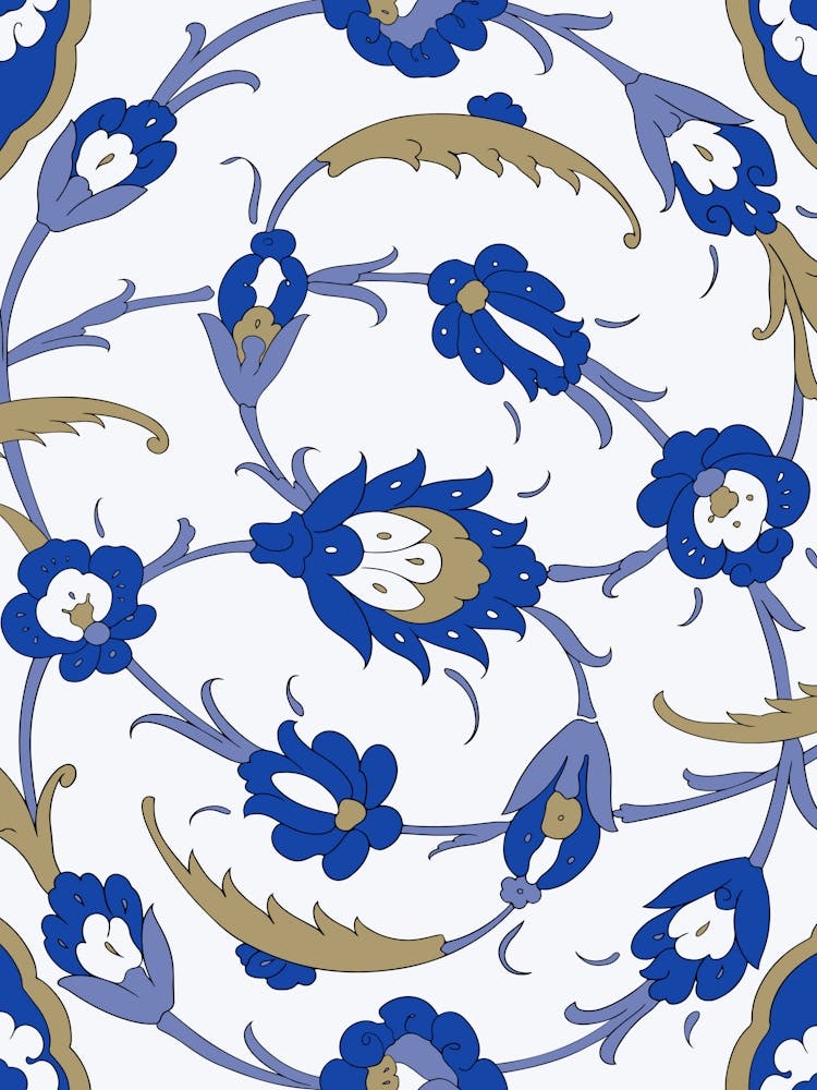 Turkish Tile Pattern- Iznik — Turkish pattern
