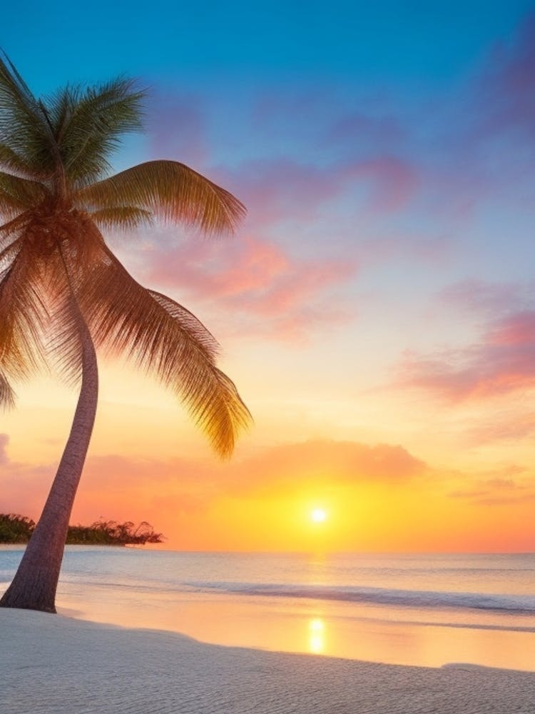 Coucher de Soleil sur une Plage Tropicale 9