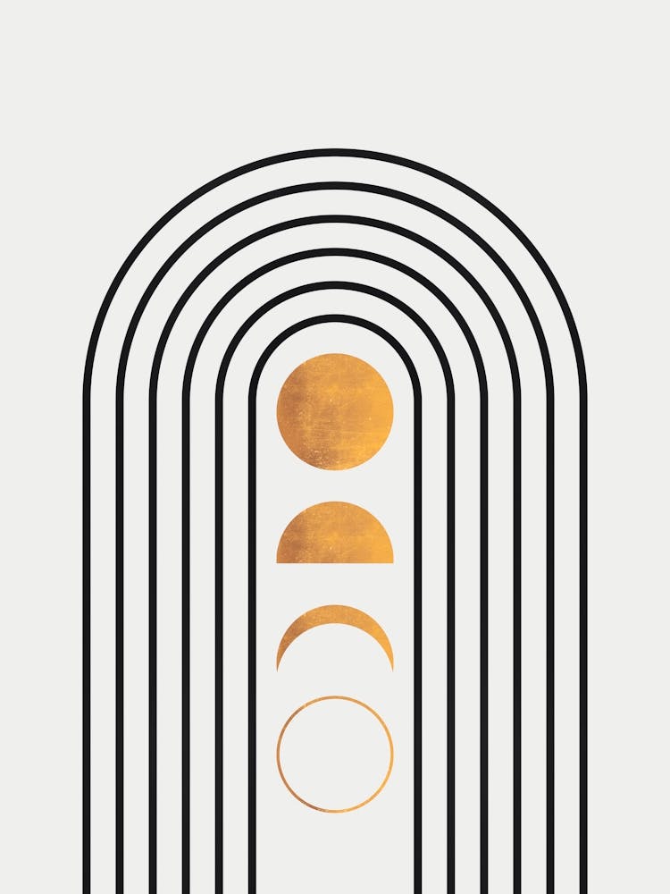 Circles lines and gold 1