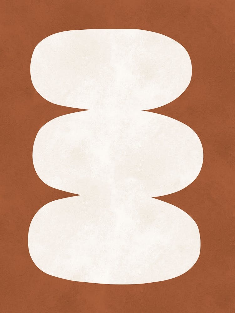 Brown geometric art 10