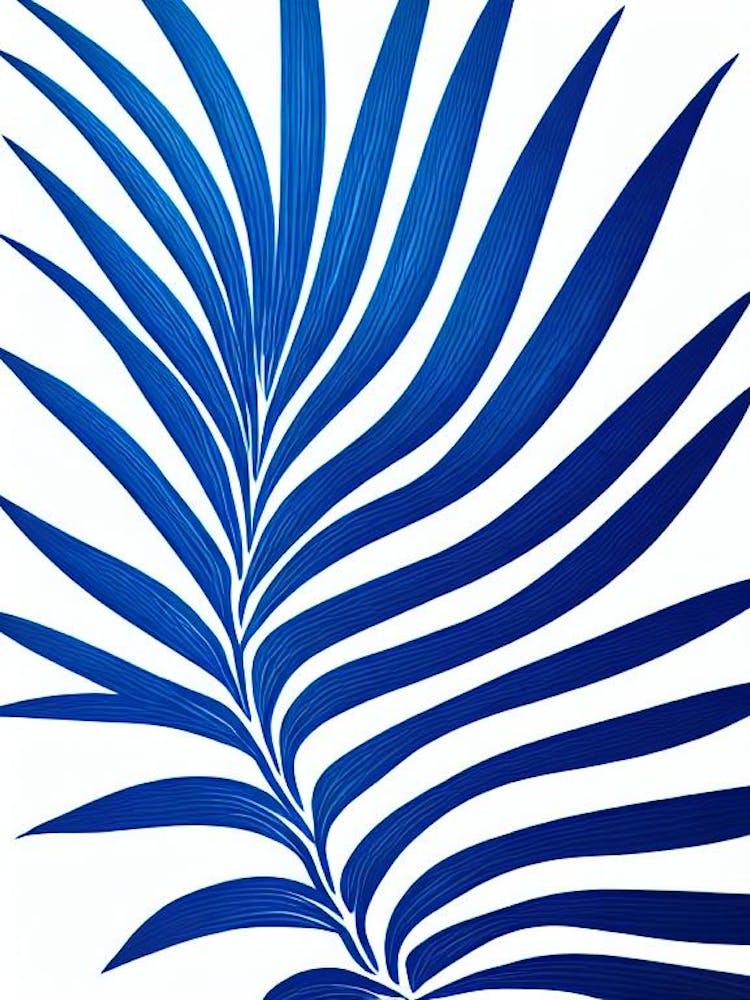 Sago Palm Stencil Style