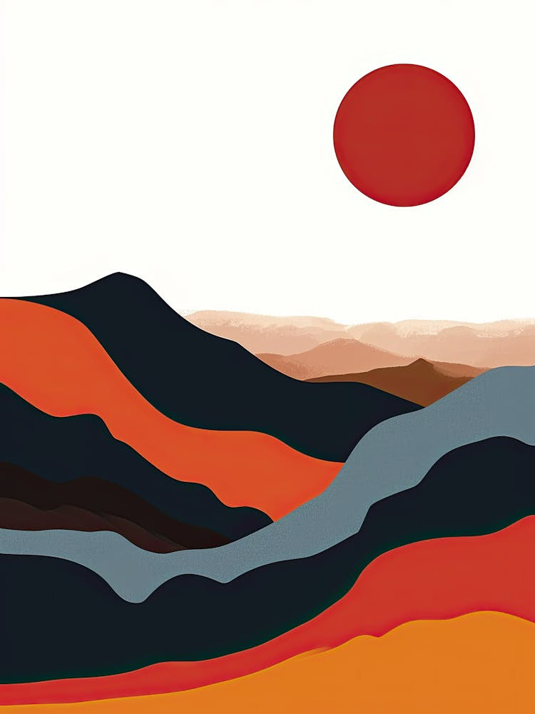 Mountain Landscape, Minimalism 1
