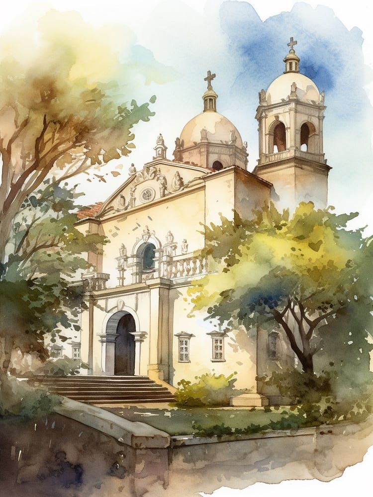 Mission San Francisco Neighborhood, Watercolour 2
