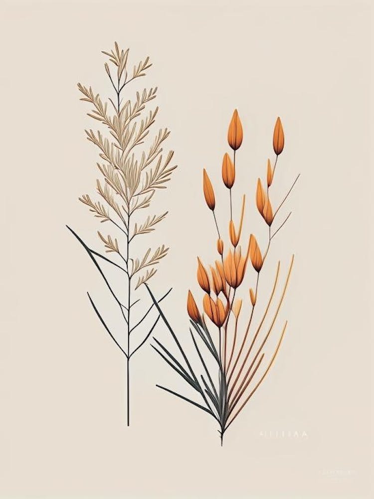 Ephedra Spices And Herbs Retro Minimal 1