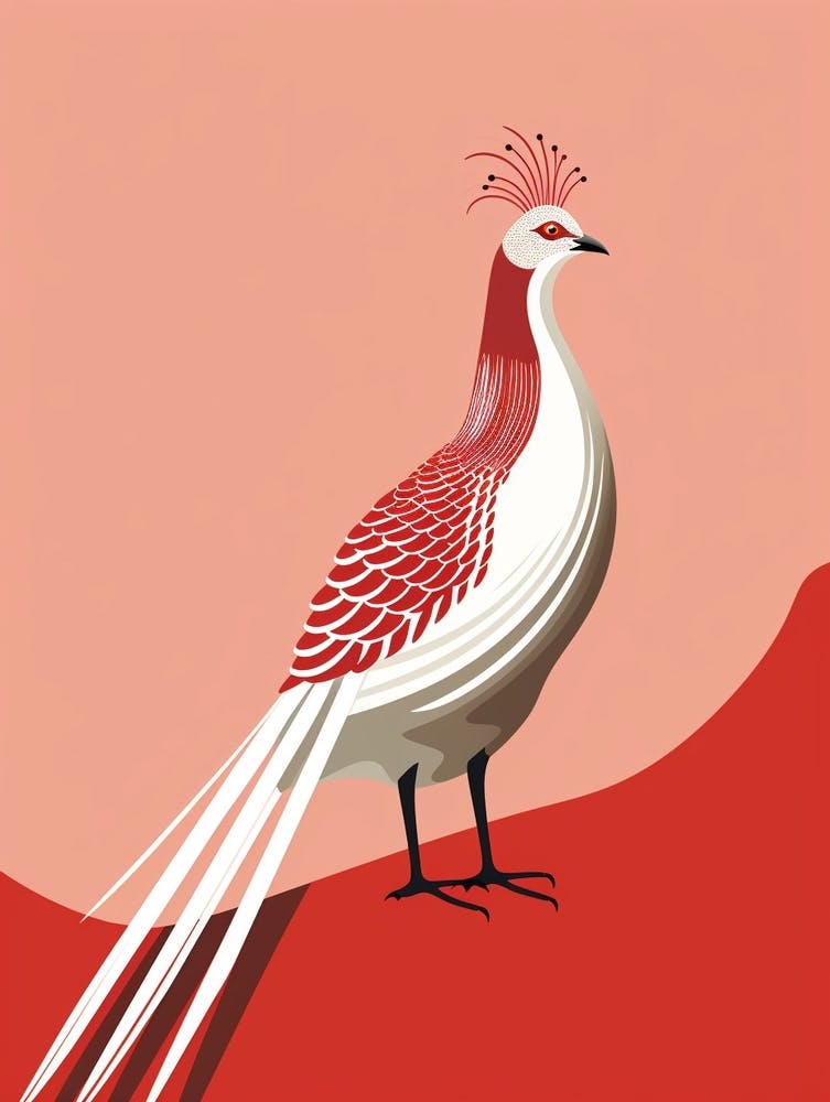 Minimalist Pheasant 4 Illustration