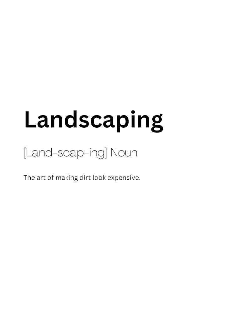 Landscaping Definition Meaning