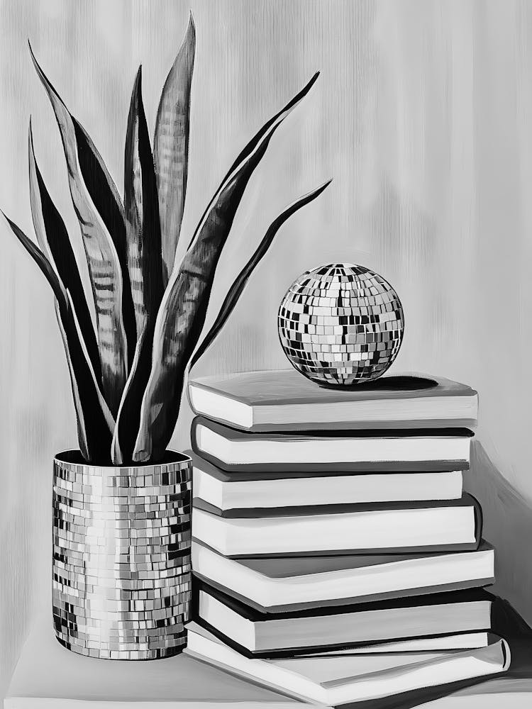 Books And Plant