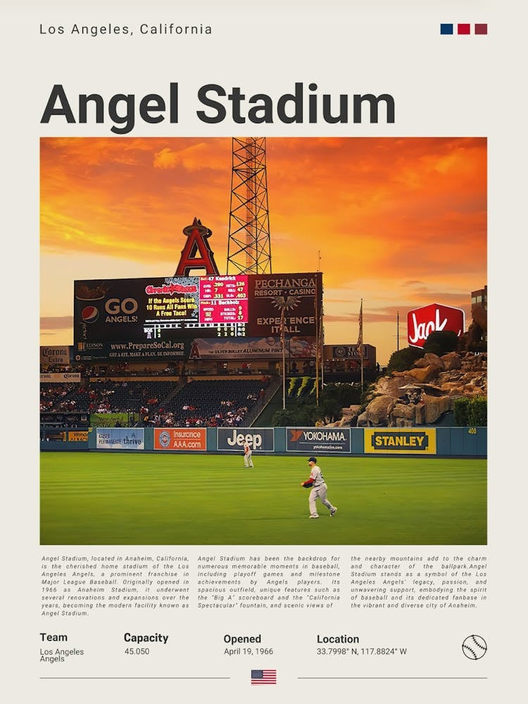 Baseball - Los Angeles Angels - Angel Stadium 1